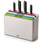 Joseph Joseph Schneidebrett Folio Icon Plus, japanische Edelstahlklingen, doppelseitig, rutschfest