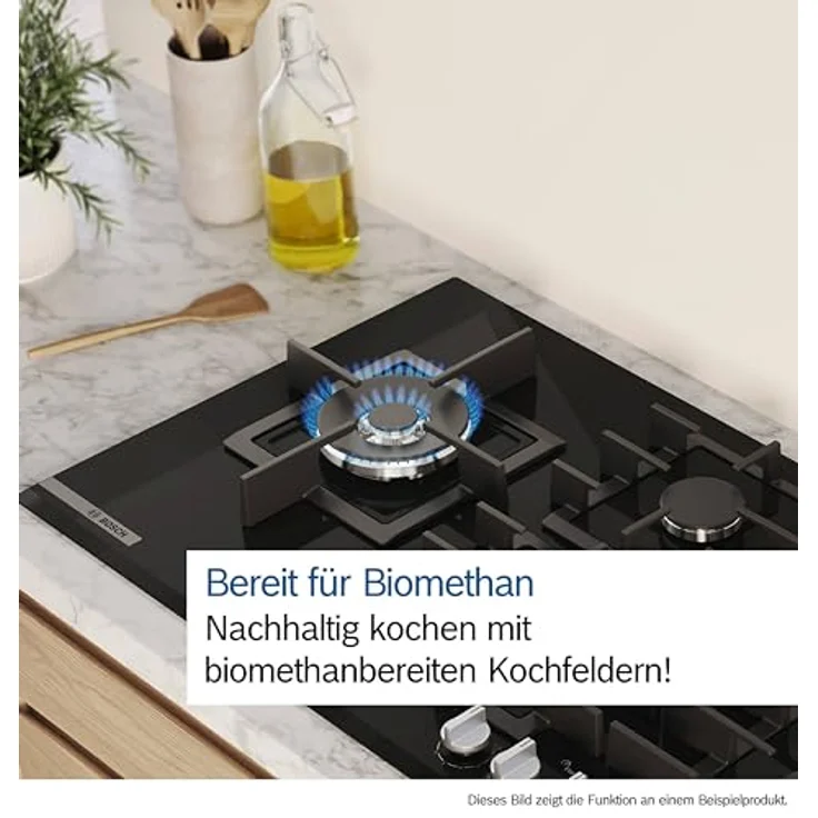 Bosch Serie 8 PRS9A6H40, autarkes 90 cm Gaskochfeld mit 5 Zonen, Schwarz – Bild 5