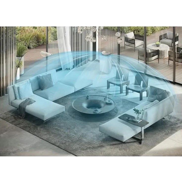 De'Longhi PACAP98GENTLEJET, mobiles Klimagerät mit GentleJet-Technologie, weiß – Bild 4