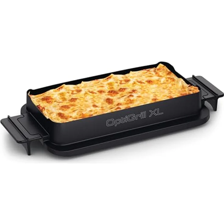 Tefal Backeinsatz XA7358 OptiGrill Backschale XL, Zubehör für OptiGrill 2in1 XL GC782D, antihaftbeschichtet, Alu-druckguss – Bild 2