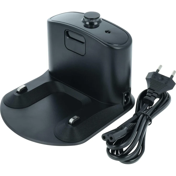 vhbw Ladestation für iRobot Roomba 571, 581, 580, 562, 570, 564, 610, 630, 620, 650, 572 Pet, 615, 595 Pet – 150 cm, Schwarz, kompakte Dockingstation mit stabiler Stromversorgung