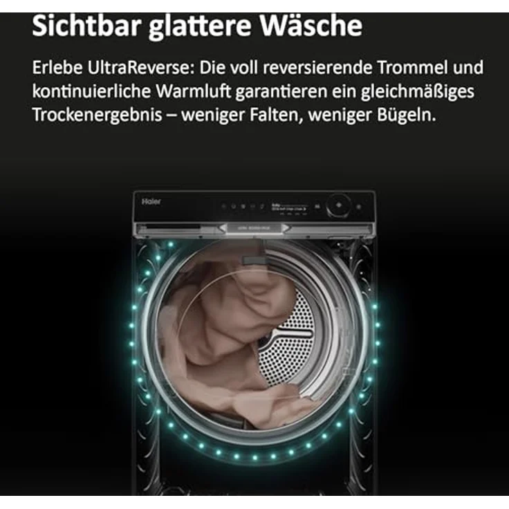 Haier X SERIE 11 Waschtrockner HWD120-BD16397EU1, 12kg Waschen, 7kg Trocknen, Energieeffizienz A, 1.600 U/Min., Direct Motion Motor, UltraFresh, AutoDose – Bild 4
