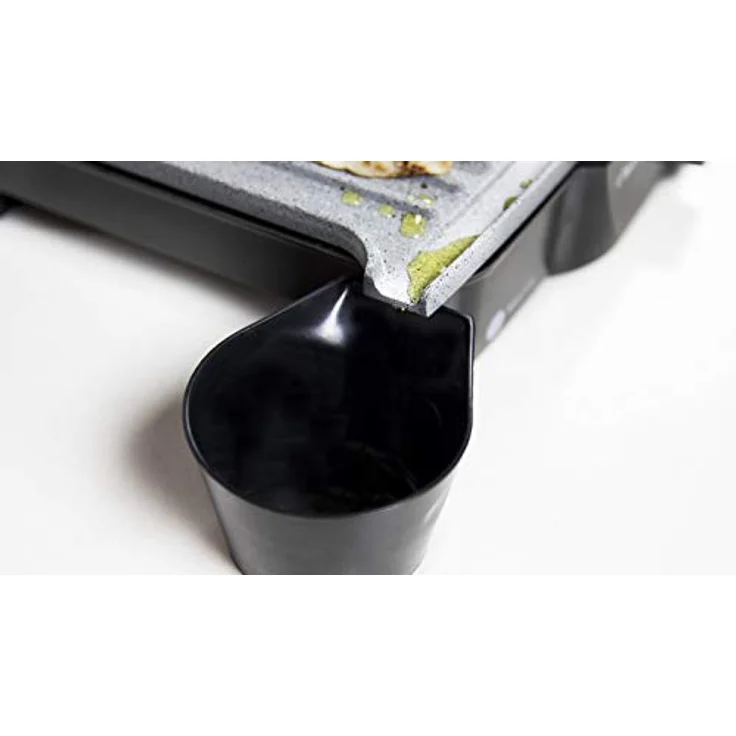 Cecotec RockŽn Grill 2000 .Elektrogrill, RockStone Antihaftbeschichtung, 180º Öffnung, höhenverstellbar, Kochfeld 30 x 23,5 cm, 2000 W, Edelstahl und Kunststoff - Preisvergleich – Bild 5