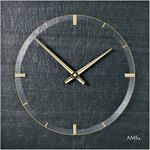 AMS Wanduhr W9516 (Made in Germany, Schiefer)