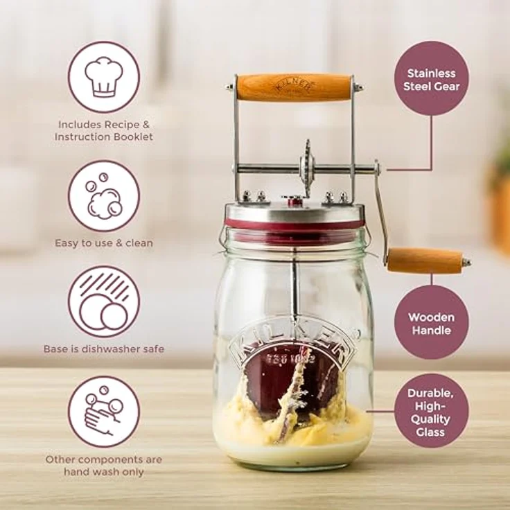Kilner 0025.352 Butter Fass-Hersteller, glas, transparent – Bild 4
