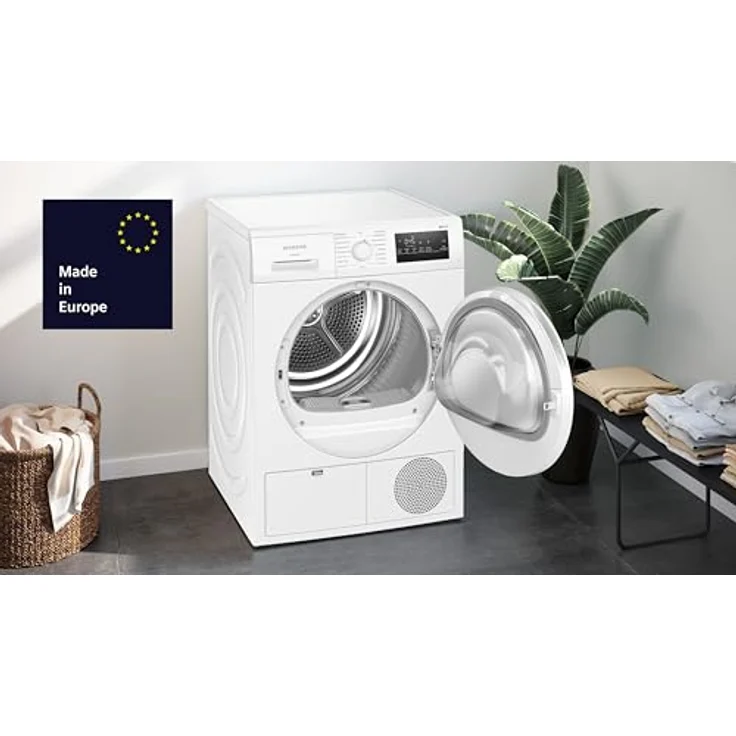 Siemens WT43H004 Wäschetrockner, A++ Wärmepumpentechnologie mit autoDry und easyClean-Filter, klarweiß – Bild 3