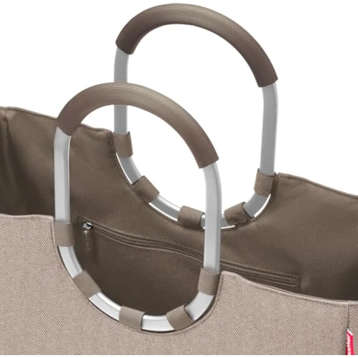 Reisenthel loopshopper L, Einkaufstasche in Petrol, 46 x 35 x 25 cm, aus Polyester – Bild 3