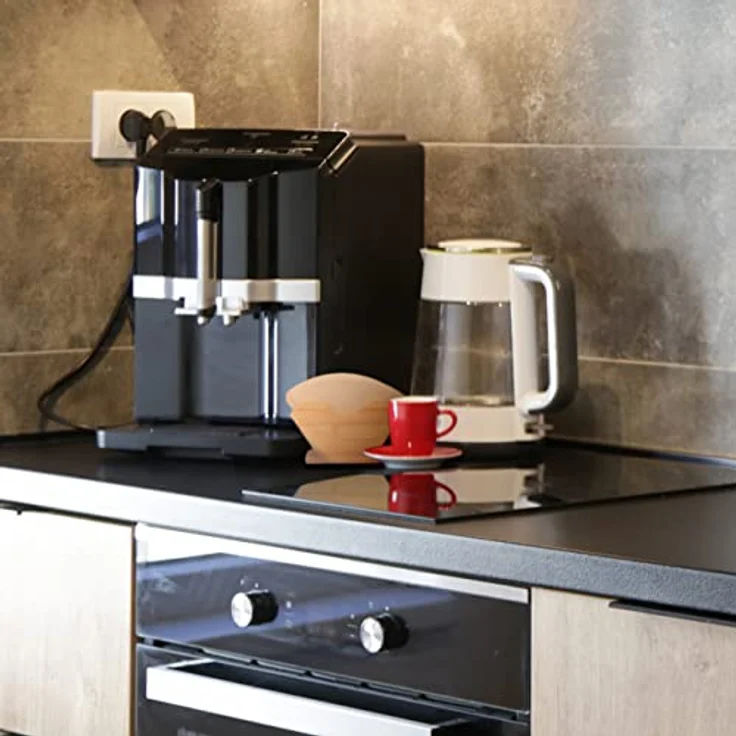 relaxdays Papierfilter Kaffeefilterhalter aus Bambus, natürliche Aufbewahrung für ca. 140 Kaffeefilter – Bild 5