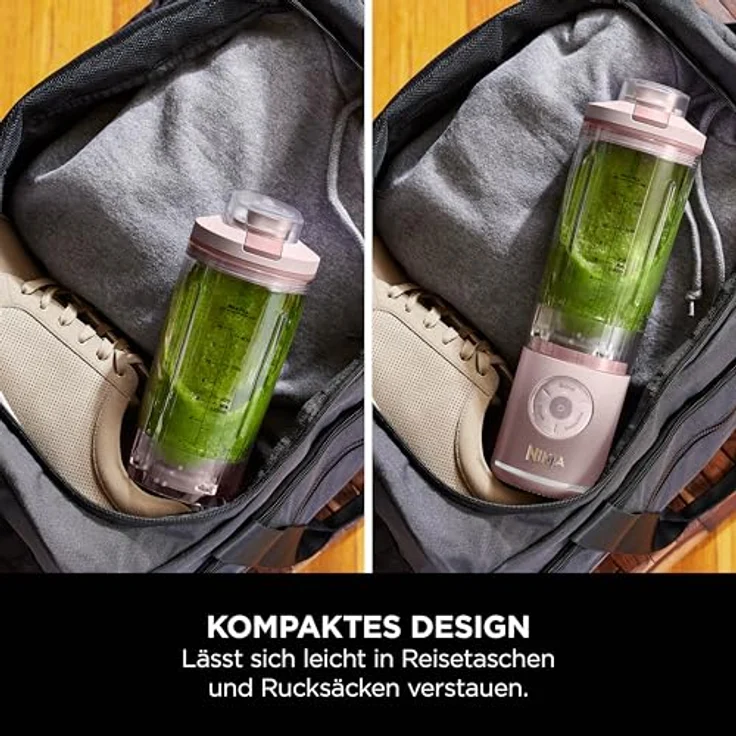 Ninja Frullatore Portatile Blast Max, Tragbarer Standmixer mit 570 ml Mixbecher, Pink, Wiederaufladbares Akkusystem, Auslaufsicheres Design – Bild 5