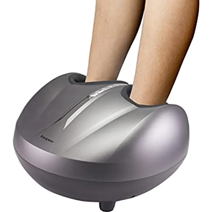 BEPER Multifunktions-Fußmassagegerät, ABS, Grau/Schwarz, Medium