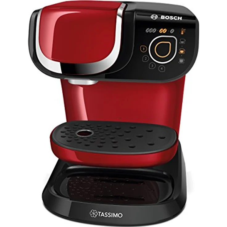 Bosch TAS6003 Tassimo My Way Kapselmaschine (1500 Watt, über 40 Getränke, vollautomatisch, individuelle Getränkeherstellung, Behälter 1,3 L) rot – Bild 3