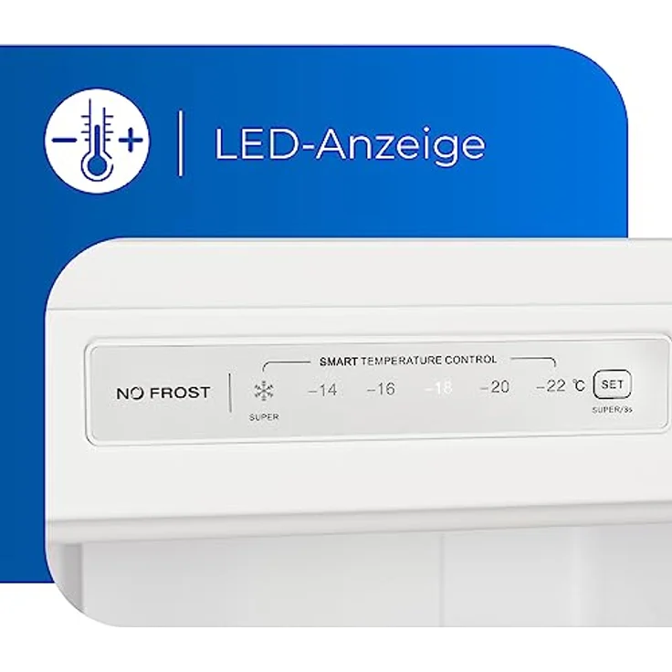 Exquisit Gefrierschrank GS231-NF-H-040C weiss | Gefrierschrank NoFrost 161 L Volumen | 4* Schnellgefrieren | Alarm | Gefrierschrank Gross – Bild 5