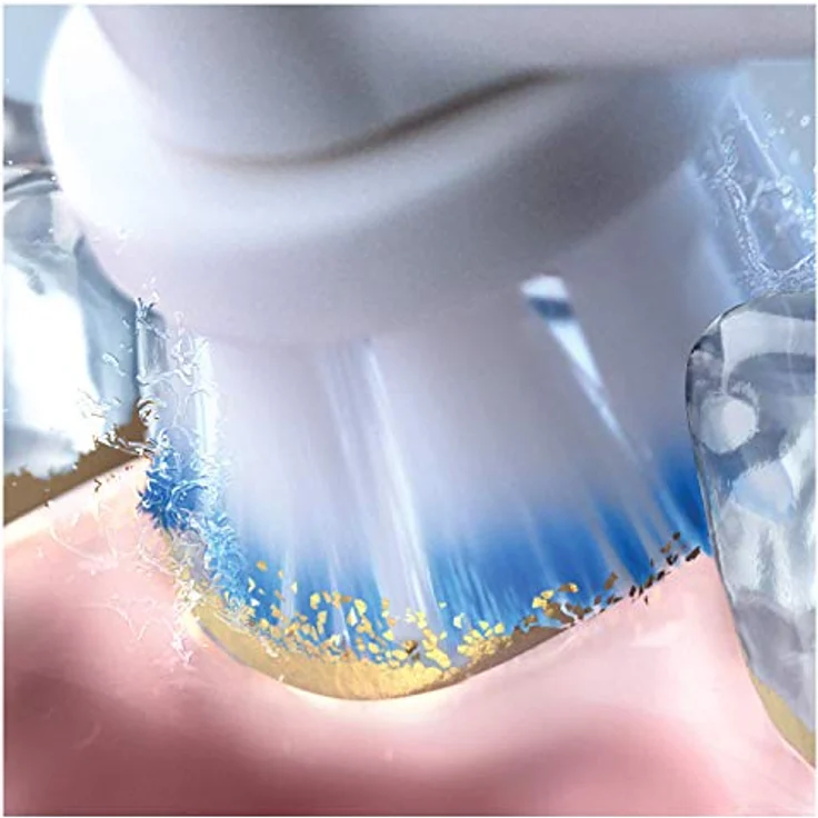 Oral-B Sensitive Clean Ersatzbürstenköpfe, Packung mit 5 Stück, sanfte Reinigung für gesundes Zahnfleisch, kompatibel mit allen Oral-B Zahnbürsten außer Pulsonic und iO – Bild 4