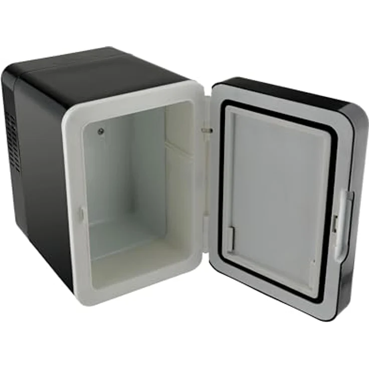 Denver MFR-404B Mini Kühlschrank 4L, tragbarer Kühl- & Heizfunktion, 230V & 12V, für Kosmetik und Getränke, Schwarz – Bild 3