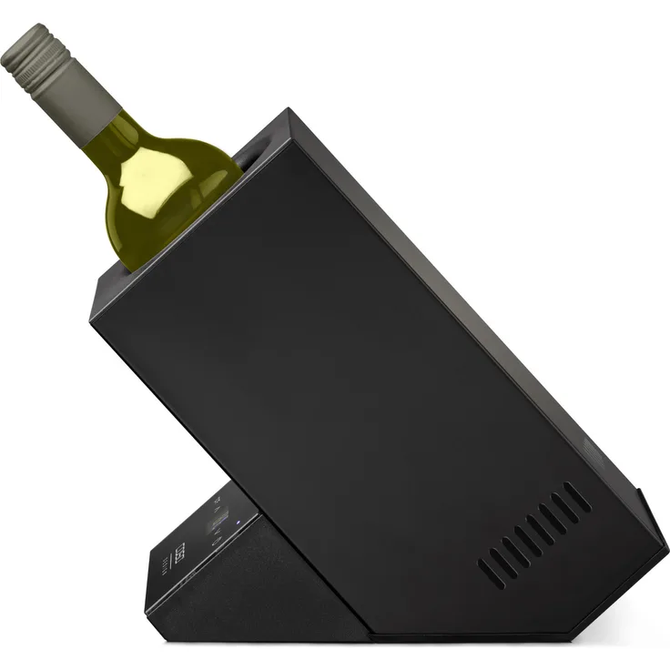 Caso WineCase One Weinkühler kompakt Sensor-Touch Bedienung Edelstahlgehäuse