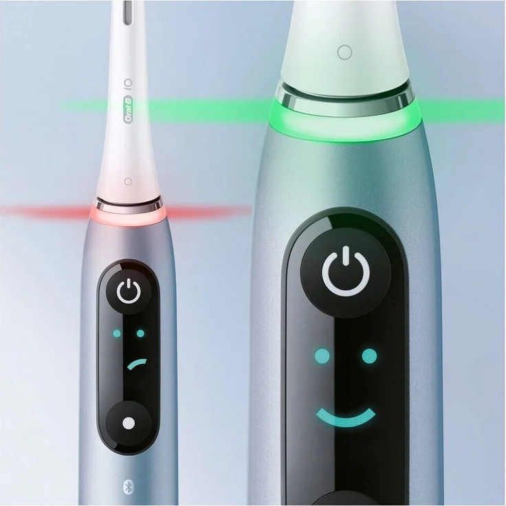 Oral-B iO Series 9 Luxe Edition elektrische Zahnbürste, 7 Reinigungsprogramme, aqua marine – Bild 4