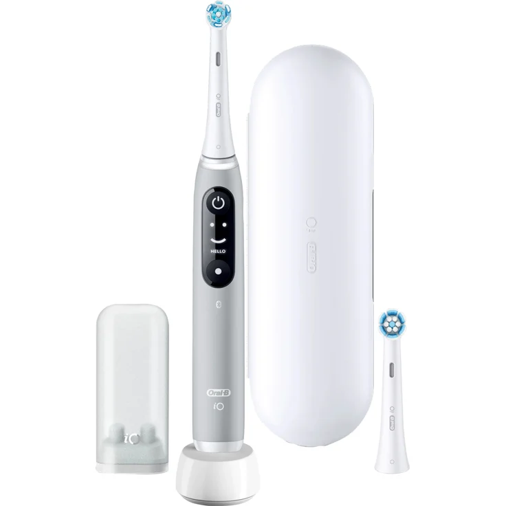 Oral-B iO Series 6N, elektrische Zahnbürste, 5 Reinigungsprogramme, grey opal – Bild 2