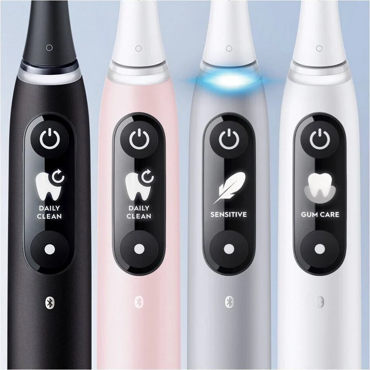 Oral-B iO Series 6N, elektrische Zahnbürste, 5 Reinigungsprogramme, grey opal – Bild 4