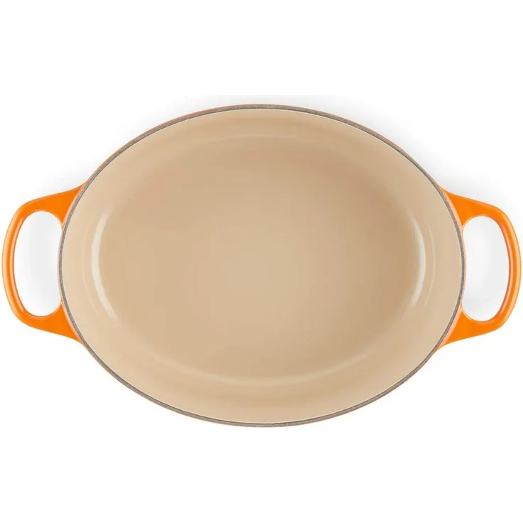 Le Creuset Tradition Signature Bräter oval Durchmesser 40 cm ofenrot – Bild 4