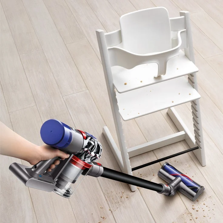 Dyson V8 Total Clean Handstaubsauger 2022, 40 min Akkubetrieb, 2 Saugmodi, nickel-schwarz – Bild 4