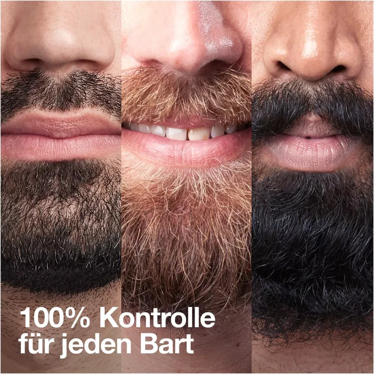 Braun BeardTrimmer BT7340 Barttrimmer mit Präzisionsrad, 5 Aufsätzen und Gilette ProGlide Rasierer, schwarz – Bild 6
