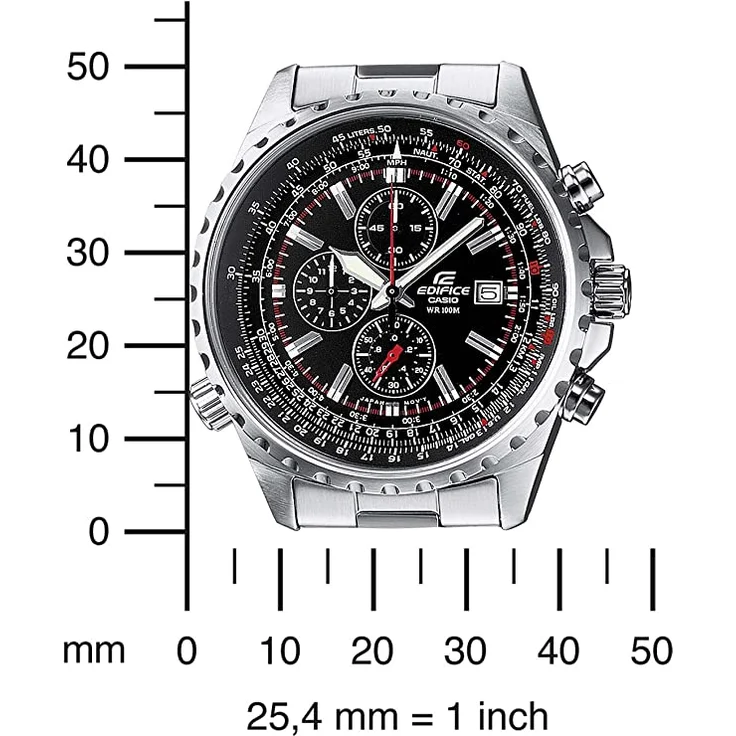 CASIO EF-527D-1AVEF EDIFICE Chrono 45mm 10ATM – Bild 4