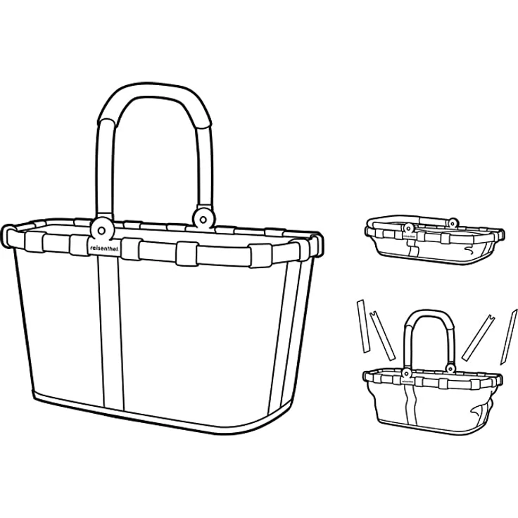 reisenthel carrybag XS Einkaufskorb 5 Liter Dekokörbchen Kinderkorb sehr klein black – Bild 4