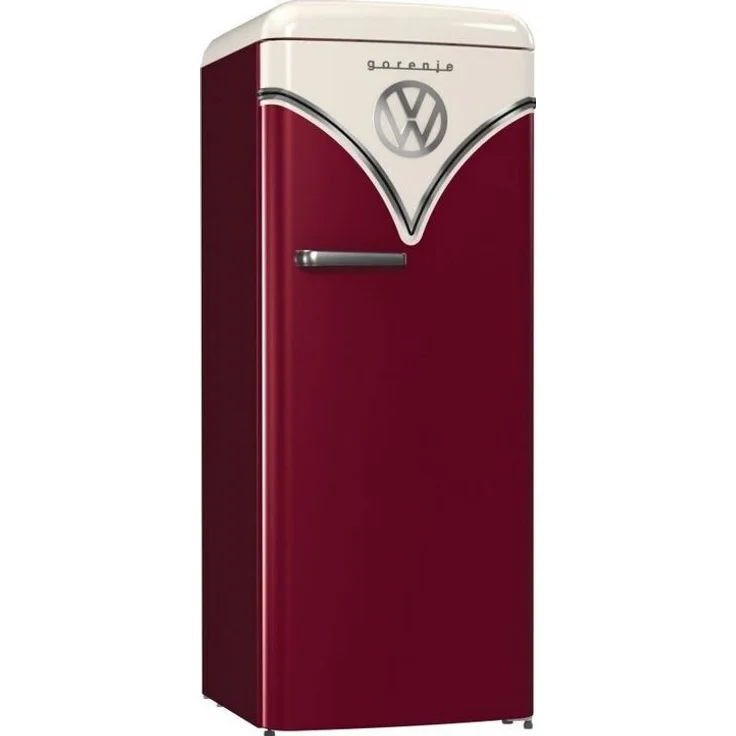 Gorenje OBRB615DR Kühlschrank mit Gefrierfach, freistehend, burgundy, FrostLess, 0-Grad-Zone, Schnellkühlen, LED, Breite 59.5 cm, Energieklasse D – Bild 4