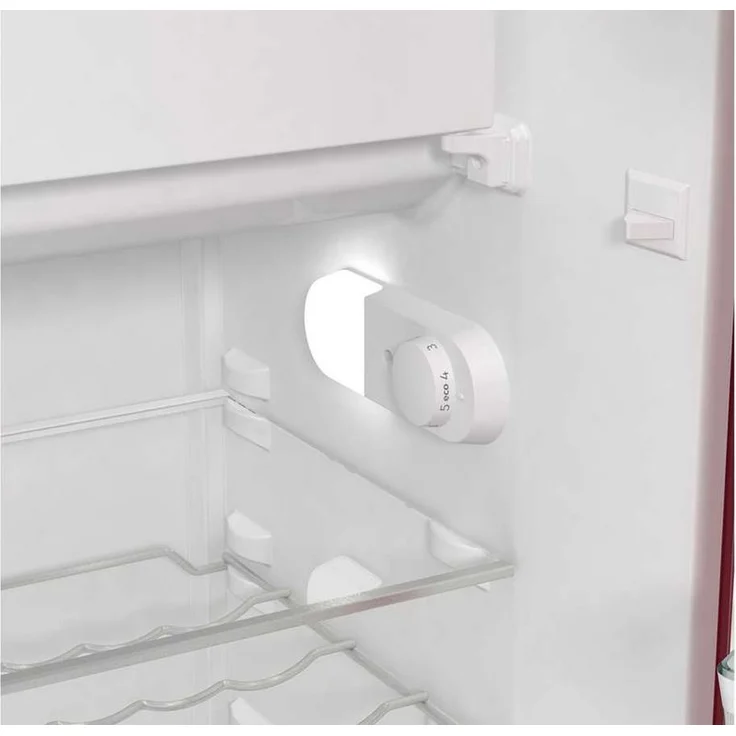Gorenje OBRB615DR Kühlschrank mit Gefrierfach, freistehend, burgundy, FrostLess, 0-Grad-Zone, Schnellkühlen, LED, Breite 59.5 cm, Energieklasse D – Bild 10
