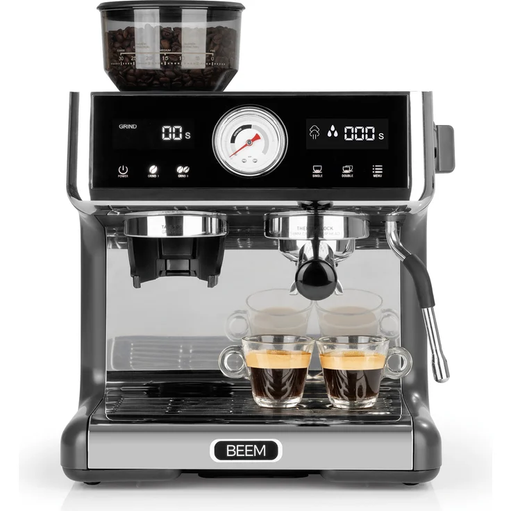 BEEM ESPRESSO-GRIND-EXPERT Espresso-Siebträgermaschine mit Mahlwerk - 15 bar – Bild 1