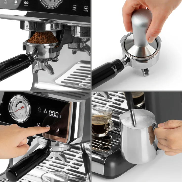 BEEM ESPRESSO-GRIND-EXPERT Espresso-Siebträgermaschine mit Mahlwerk - 15 bar – Bild 4