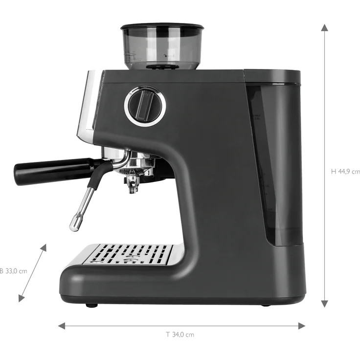 BEEM ESPRESSO-GRIND-EXPERT Espresso-Siebträgermaschine mit Mahlwerk - 15 bar – Bild 5