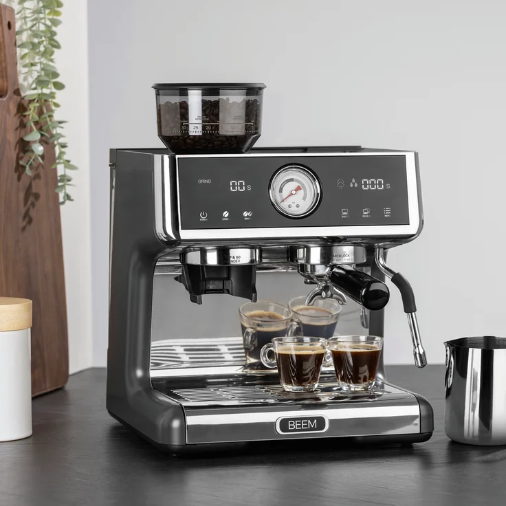 BEEM ESPRESSO-GRIND-EXPERT Espresso-Siebträgermaschine mit Mahlwerk - 15 bar – Bild 6