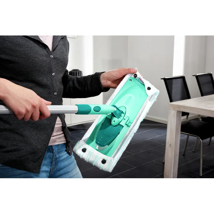 Leifheit Wischbezug Clean Twist M super soft für sensible Böden, Bodenwischer Ersatzbezug mit Spezialfasern, Wischer Ersatzbezug für minimale Wasseraufnahme, ideal für Parkett, Laminat und Kork  2er – Bild 16