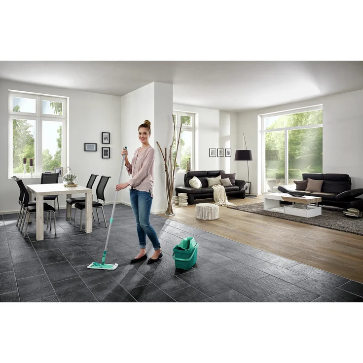 Leifheit Wischbezug Clean Twist M super soft für sensible Böden, Bodenwischer Ersatzbezug mit Spezialfasern, Wischer Ersatzbezug für minimale Wasseraufnahme, ideal für Parkett, Laminat und Kork  2er – Bild 23