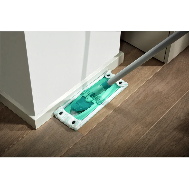 Leifheit Wischbezug Clean Twist M super soft für sensible Böden, Bodenwischer Ersatzbezug mit Spezialfasern, Wischer Ersatzbezug für minimale Wasseraufnahme, ideal für Parkett, Laminat und Kork  2er – Bild 11