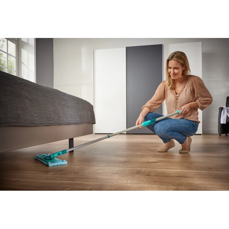 Leifheit Wischbezug Clean Twist M super soft für sensible Böden, Bodenwischer Ersatzbezug mit Spezialfasern, Wischer Ersatzbezug für minimale Wasseraufnahme, ideal für Parkett, Laminat und Kork  2er – Bild 19