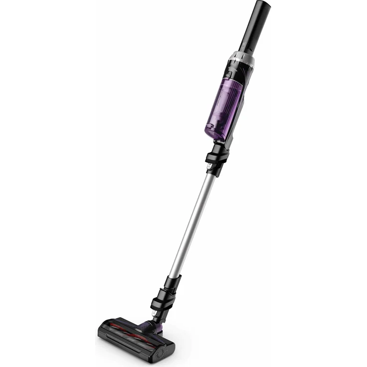 Rowenta RH1129 X-Nano Essential Handstaubsauger, 40 min Akkubetrieb, Akkuwechsel-Option, violett-aluminium – Bild 1