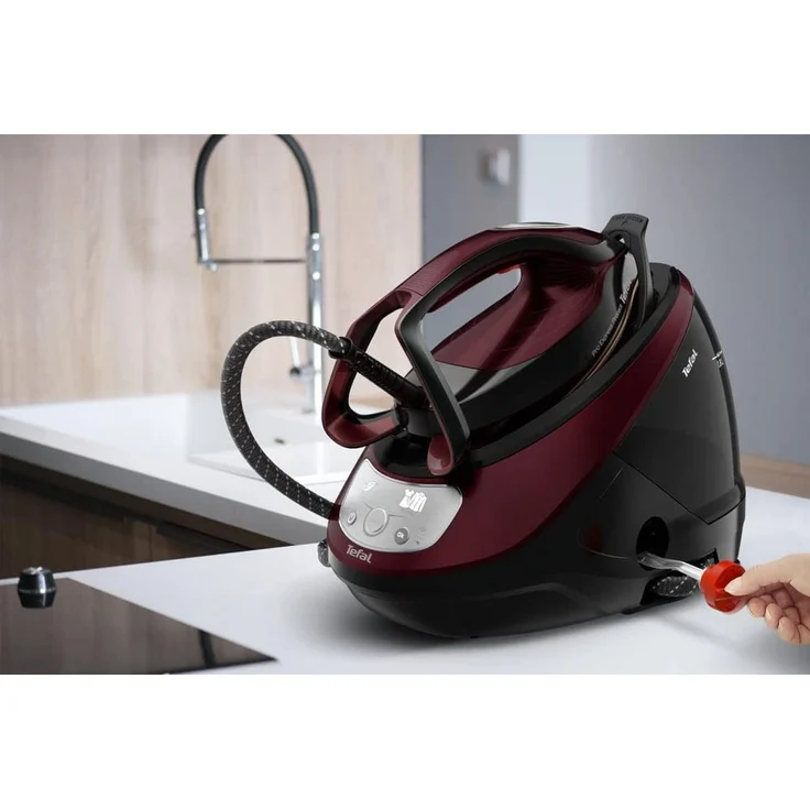 Tefal GV9230 Pro Express Protect Dampfbügelstation 2600 W schwarz, burgund – Bild 5