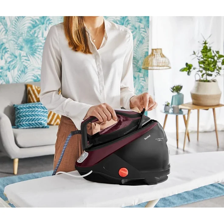 Tefal GV9230 Pro Express Protect Dampfbügelstation 2600 W schwarz, burgund – Bild 3