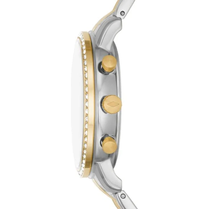 Fossil DamenUhr ES5216 Neutra Chronograph Edelstahl vergoldet – Bild 3
