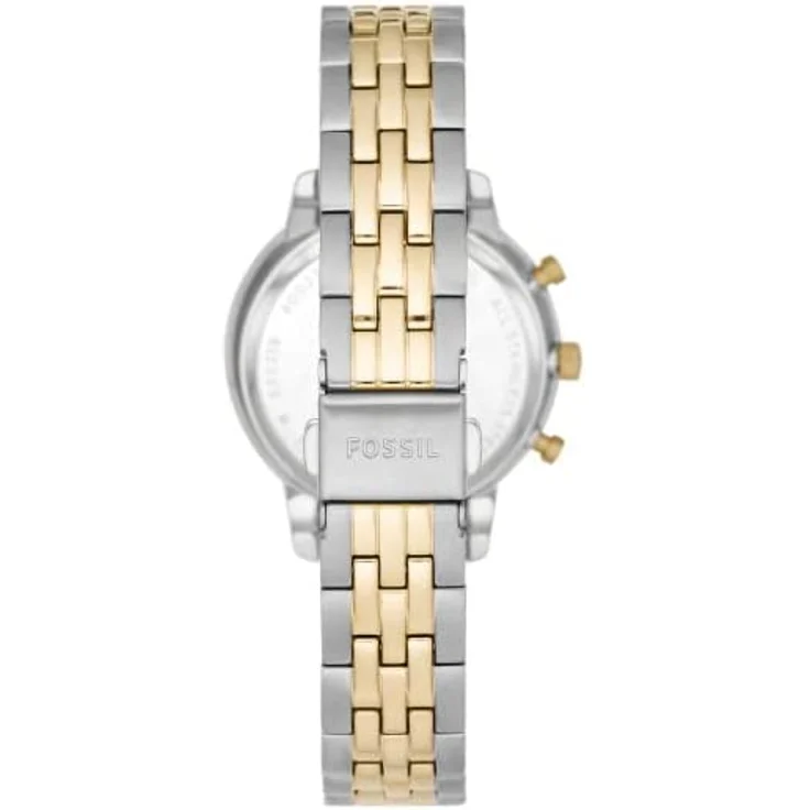 Fossil DamenUhr ES5216 Neutra Chronograph Edelstahl vergoldet – Bild 2