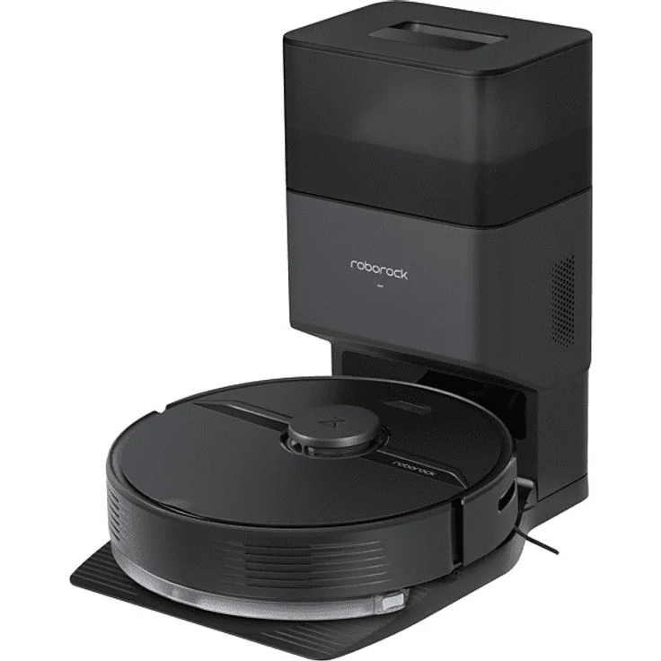 Roborock Q7+ Saugroboter mit Wischfunktion und Absaugstation, 180 min Akkubetrieb, 2700 Pa Saugleistung, schwarz – Bild 1