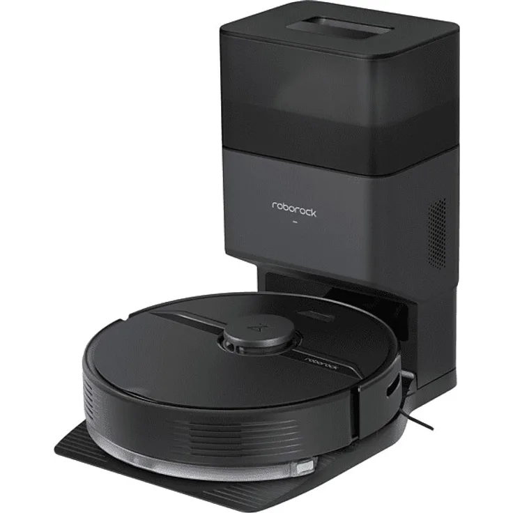Roborock Q7+ Saugroboter mit Wischfunktion und Absaugstation, 180 min Akkubetrieb, 2700 Pa Saugleistung, schwarz