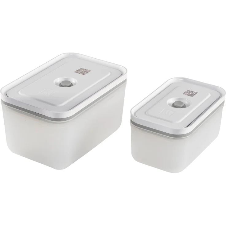 Zwilling Fresh & Save Vakuum- Starter-Set 7-tlg., inkl. Box M 0,9 l, Box L 2,0 l aus Kunststoff, Silikon, transparent, weiß – Bild 3
