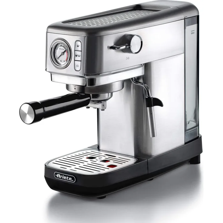 Ariete 1381 Espressomaschine 1,1 l Kaffeepad Gemahlener Kaffee 1300 W Silber