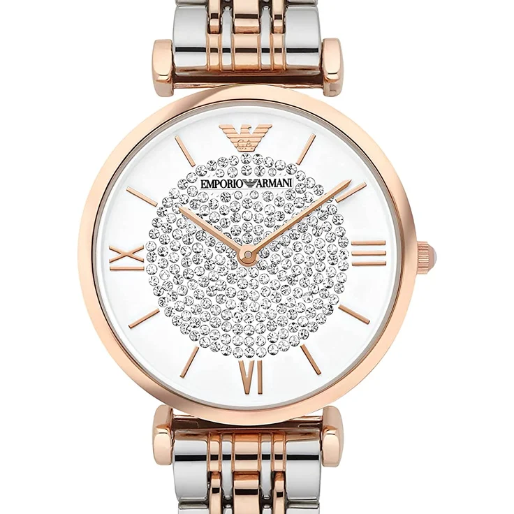 Emporio Armani 2 ZEIGER AR1926 Damenarmbanduhr Design Highlight – Bild 3