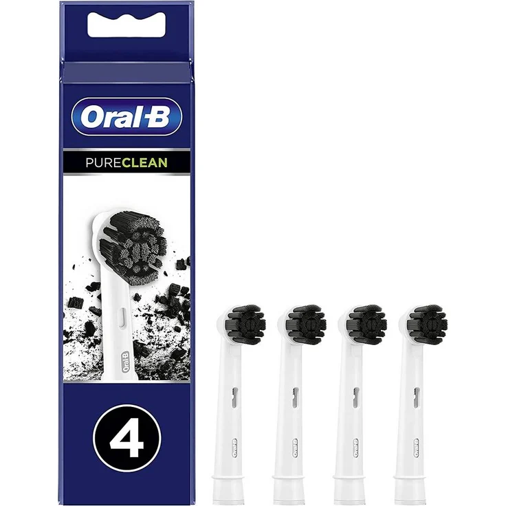 Oral-B Head 4-pack Pure Clean Aufsteckbürsten für elektrische Zahnbürste 4 St. Weiß – Bild 1