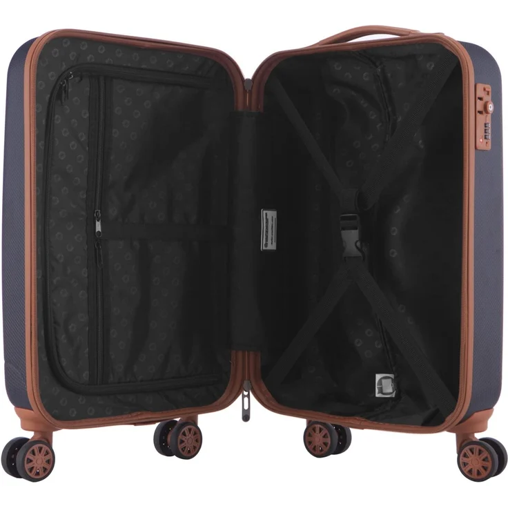 Hauptstadtkoffer Wannsee Handgepäck Hartschalen Koffer Trolley Rollkoffer Reisekoffer, TSA, 58 cm, 37 Liter Dunkelblau – Bild 3