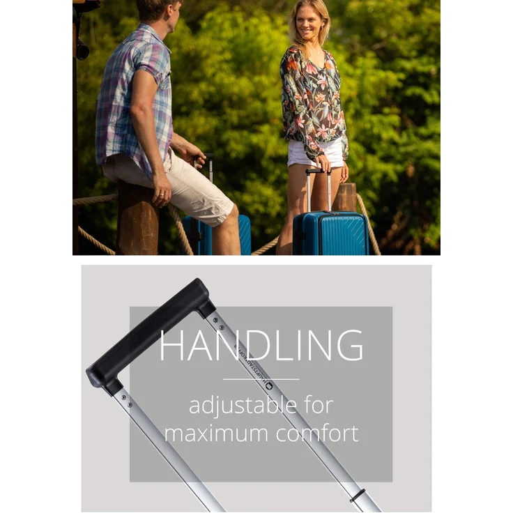 Hauptstadtkoffer TXL Handgepäck Hartschalen Koffer Trolley Laptofach Reisekoffer, TSA, 4 Rollen, 55 cm, 40 Liter Dunkelgrün – Bild 9